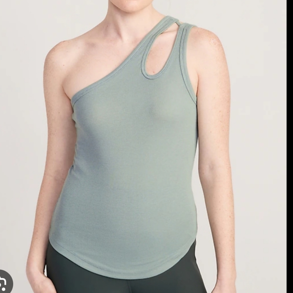 One shoulder tank top